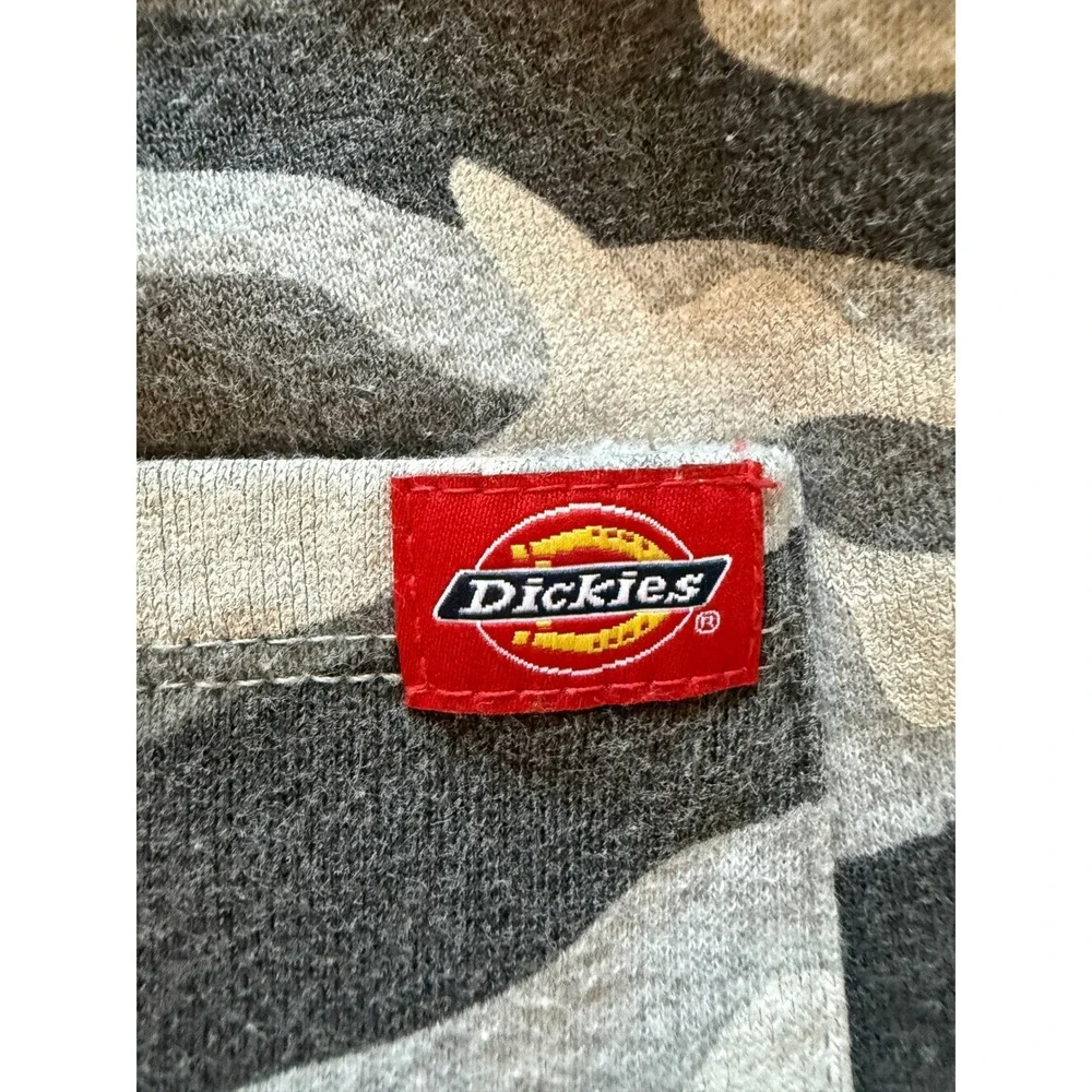 Dickies Camo Sweatpants‎ Girls M Grey Excellent Logo Joggers L1106FO